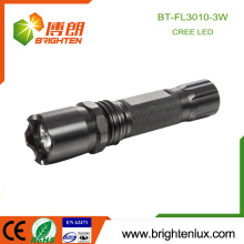 Factory Bulk Verkauf 3Watt Cree führte Aluminium Tragbare Long Range Distanz führte Fackeln Australien